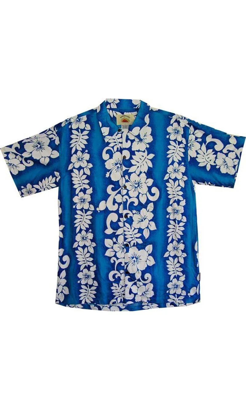 Rayon Hawaiian Shirt Big Flower. More Colours