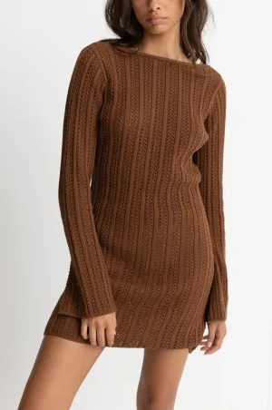 Rhythm Charlize Long Sleeve Knit Dress