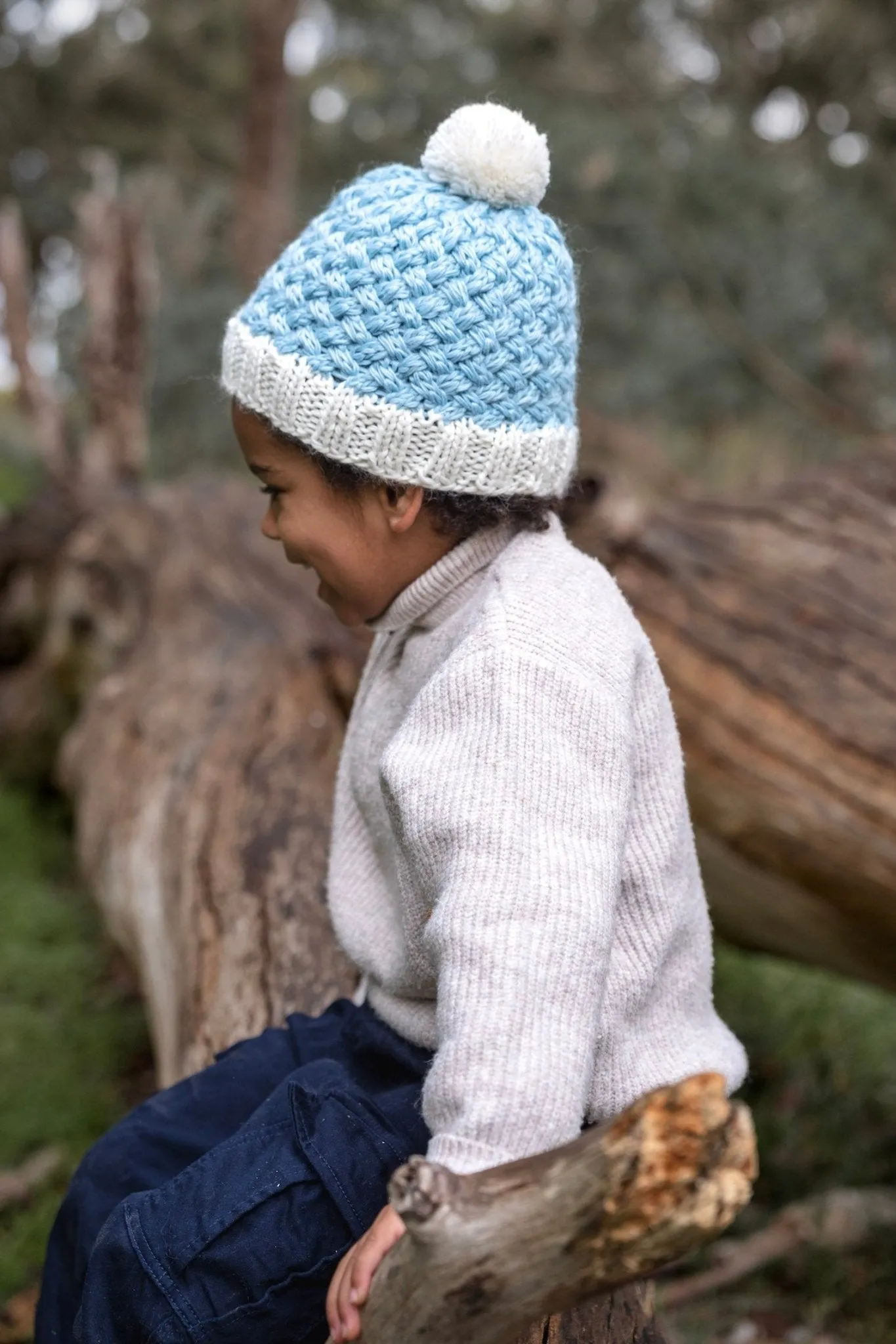 Ripples Beanie Blue