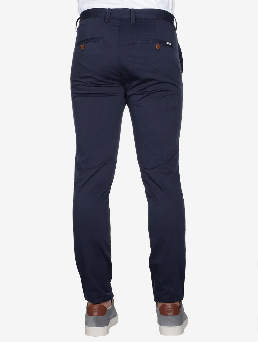 Slim Twill Chinos Marine