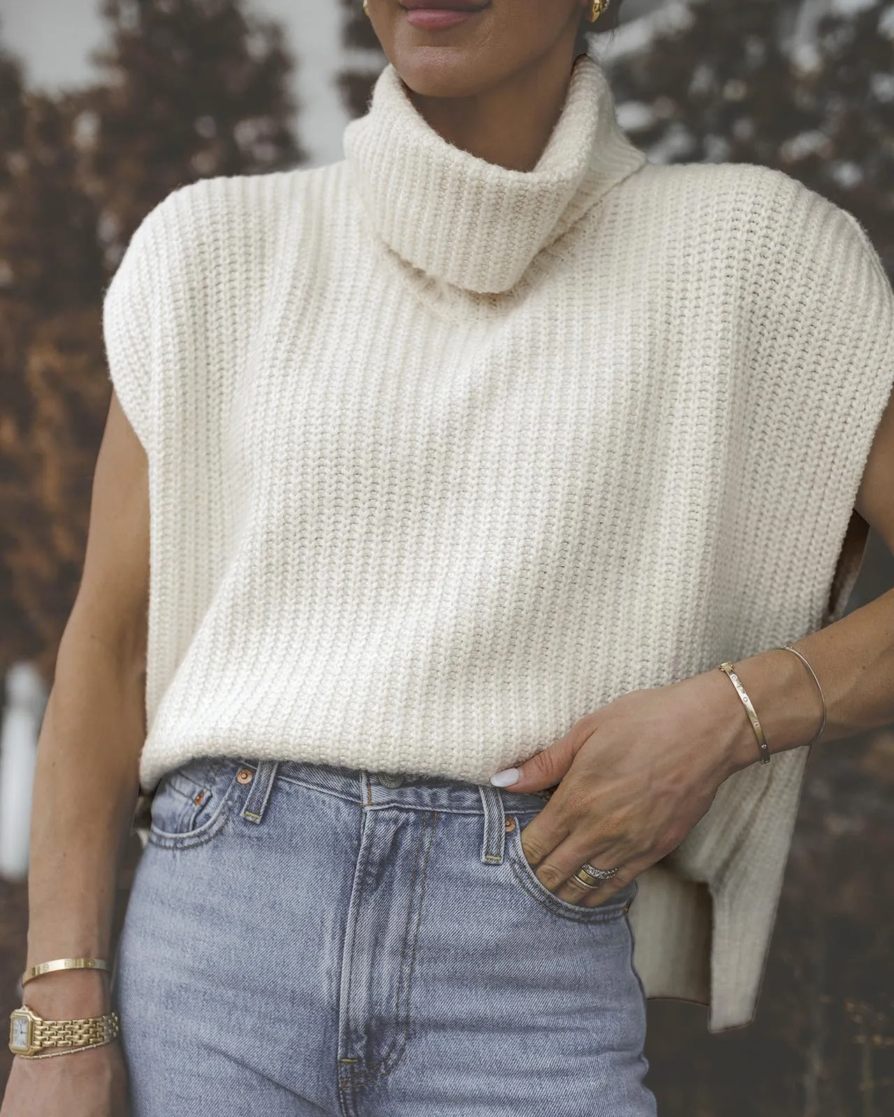 Splendid x @Cellajaneblog Cowl Neck Sweater