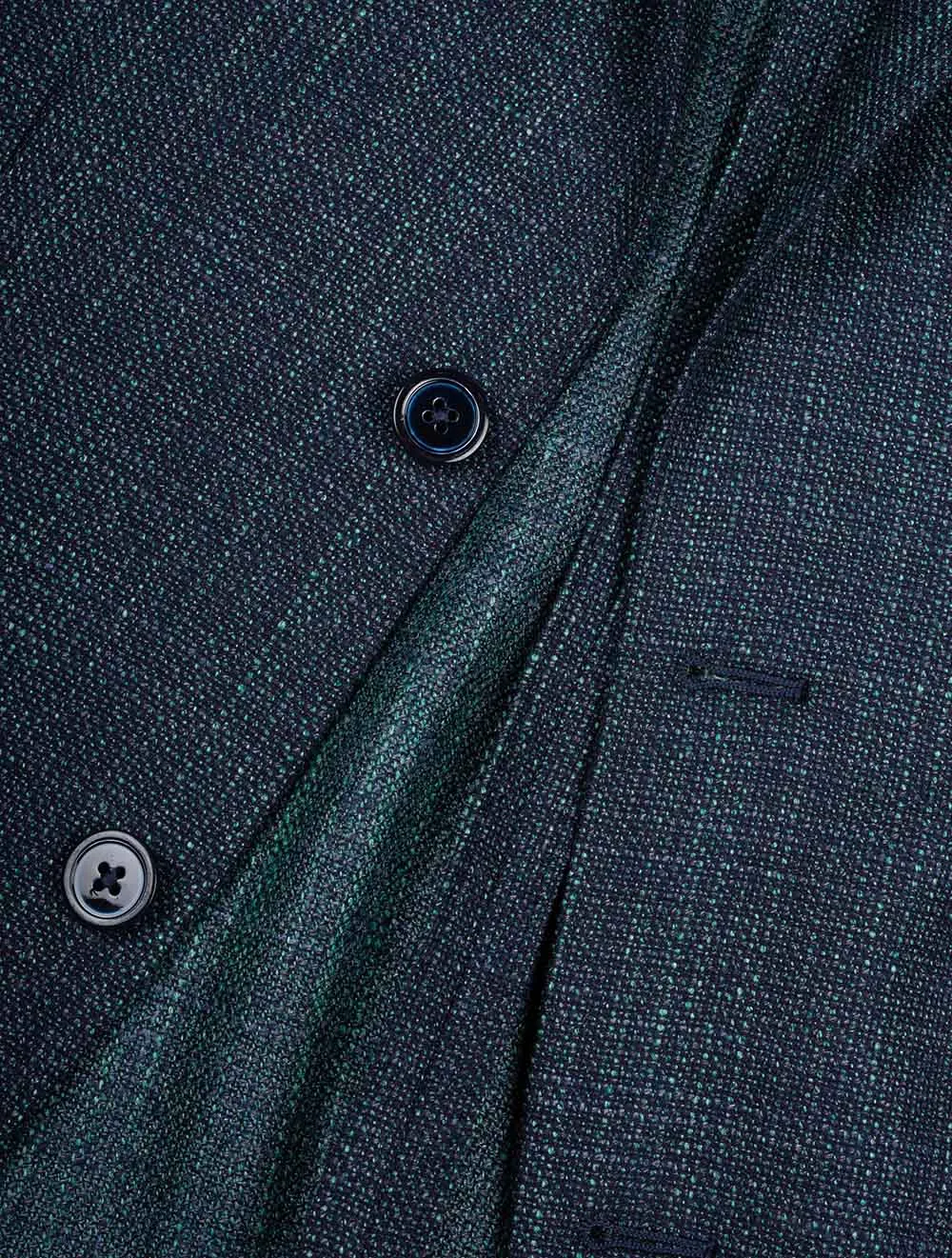 Subtle Check Sports Jacket Green