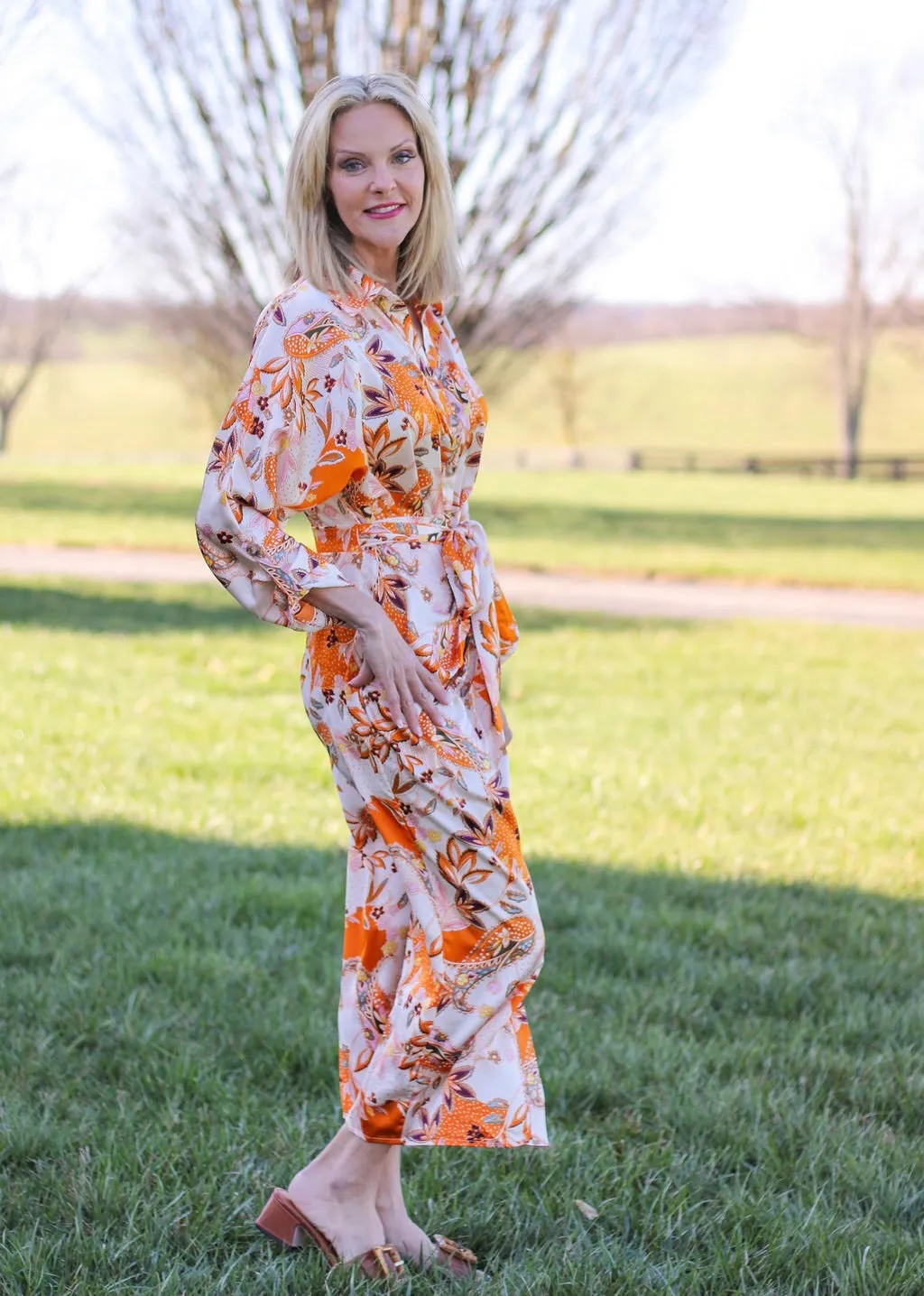 Sunrise Serenade Midi Dress