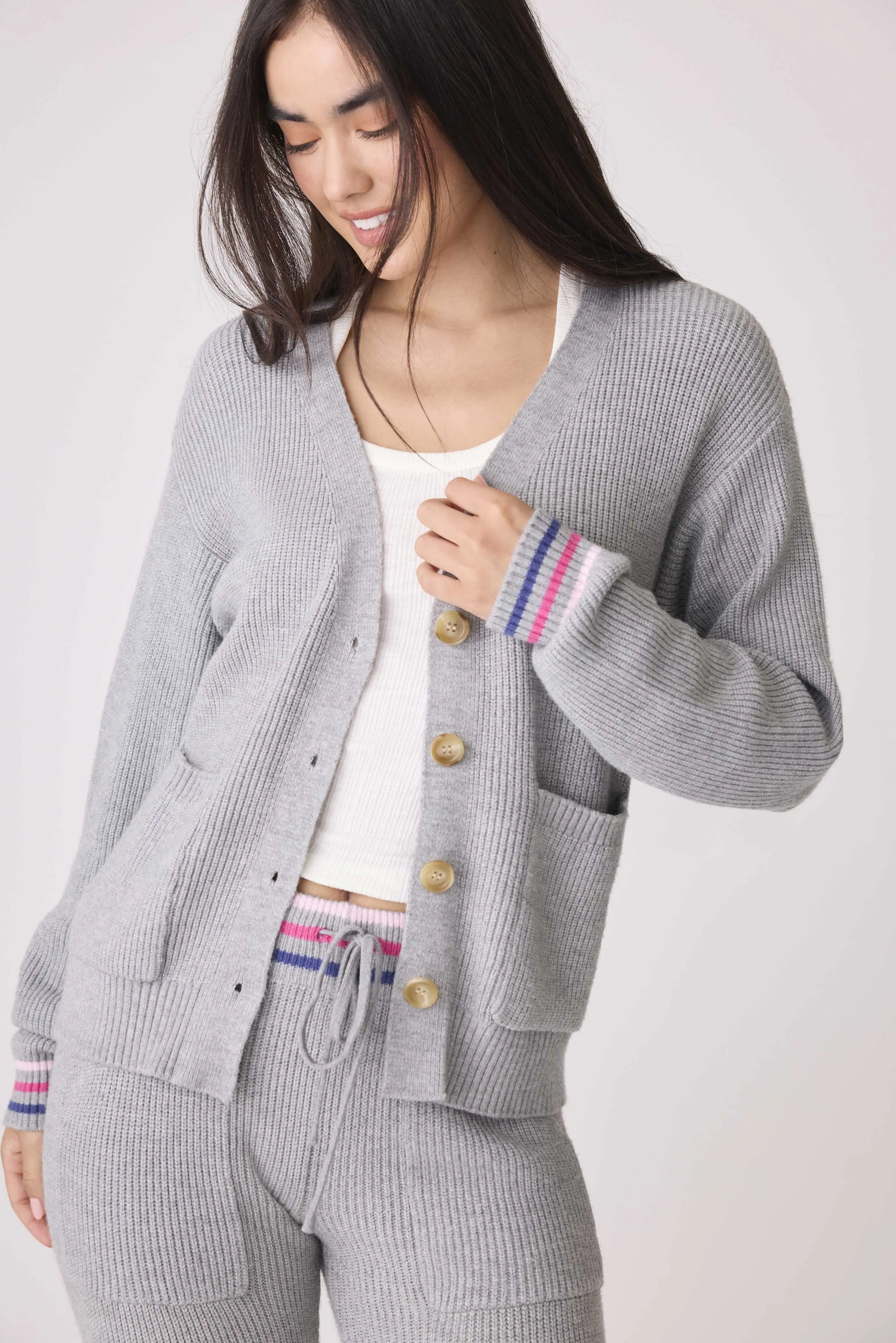 Sweater Weather Oversized Rib Cardigan