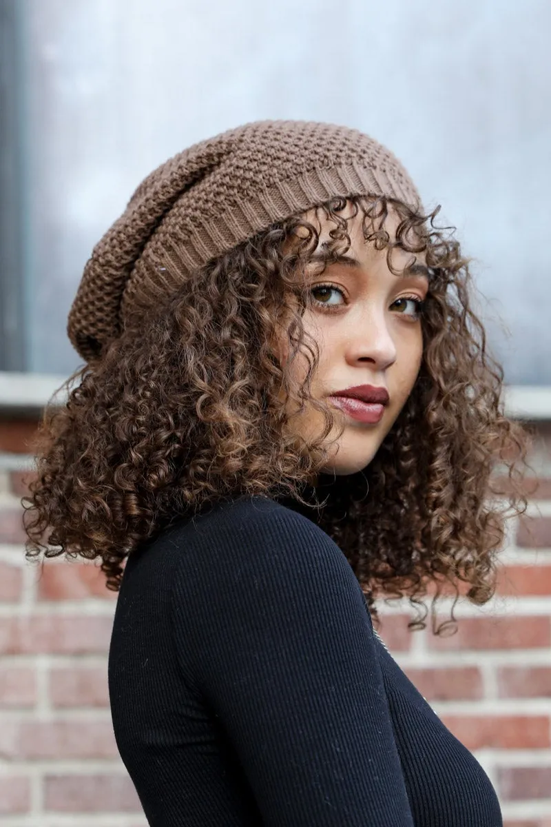 Textured Slouch Beanie