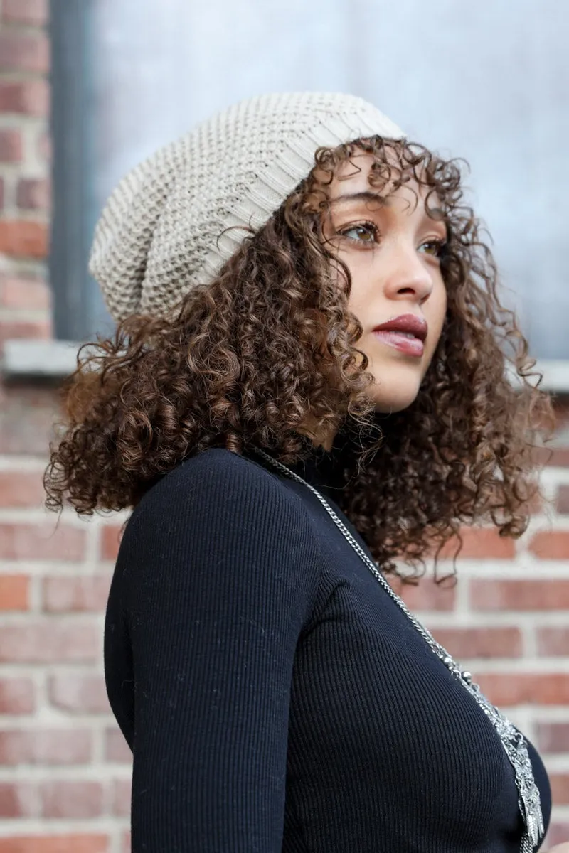 Textured Slouch Beanie