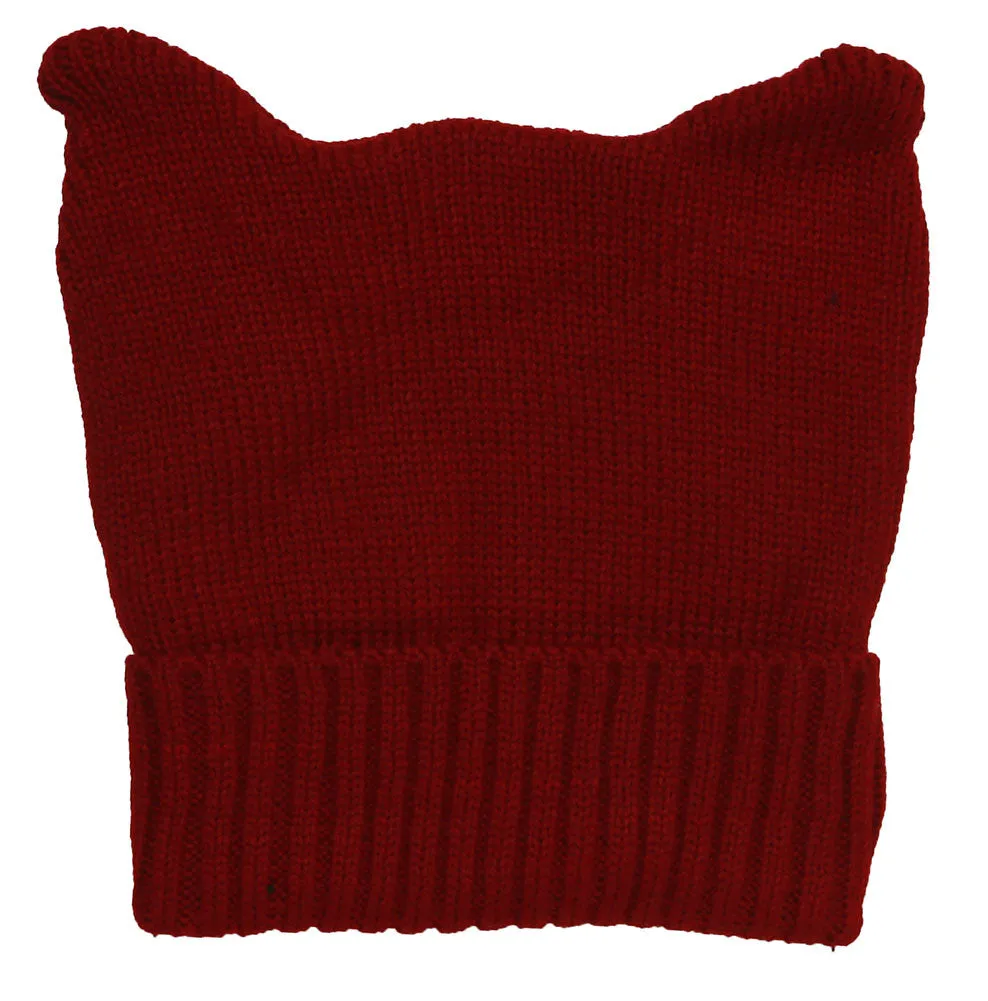 TopHeadwear Cute Adventure Ears Rib Knit Beanie