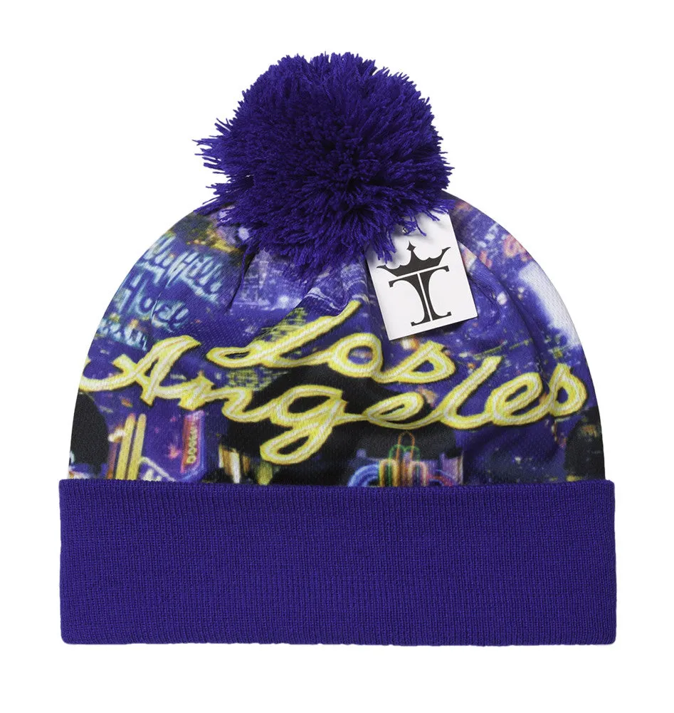 TopHeadwear Sublimation Cuffed Beanie - Los Angeles