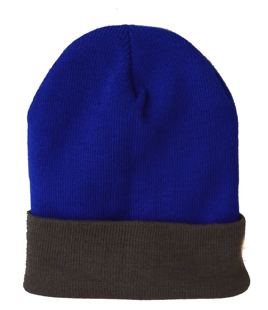 TopHeadwear's Winter Cuffed Beanie Cap Two Toned