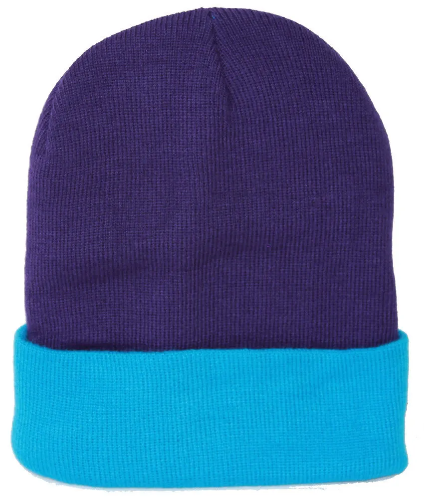 TopHeadwear's Winter Cuffed Beanie Cap Two Toned