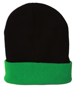 TopHeadwear's Winter Cuffed Beanie Cap Two Toned