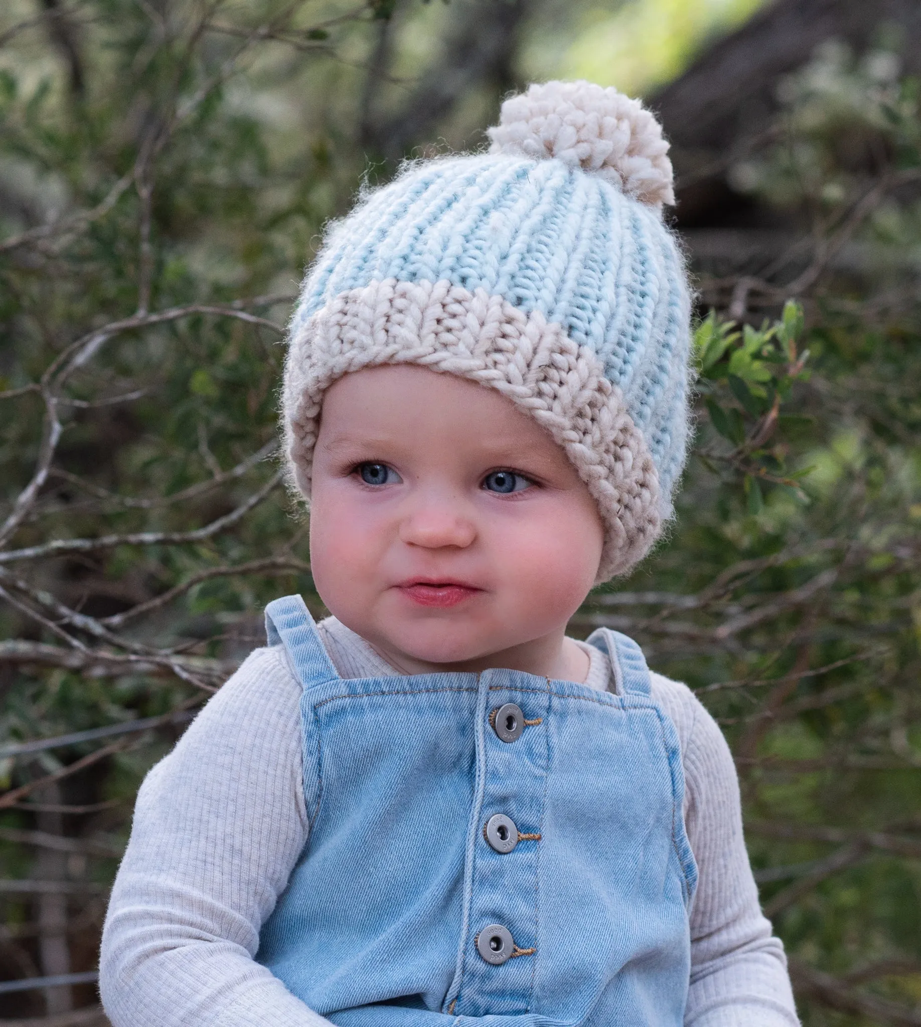 Traveller Chunky Beanie Blue