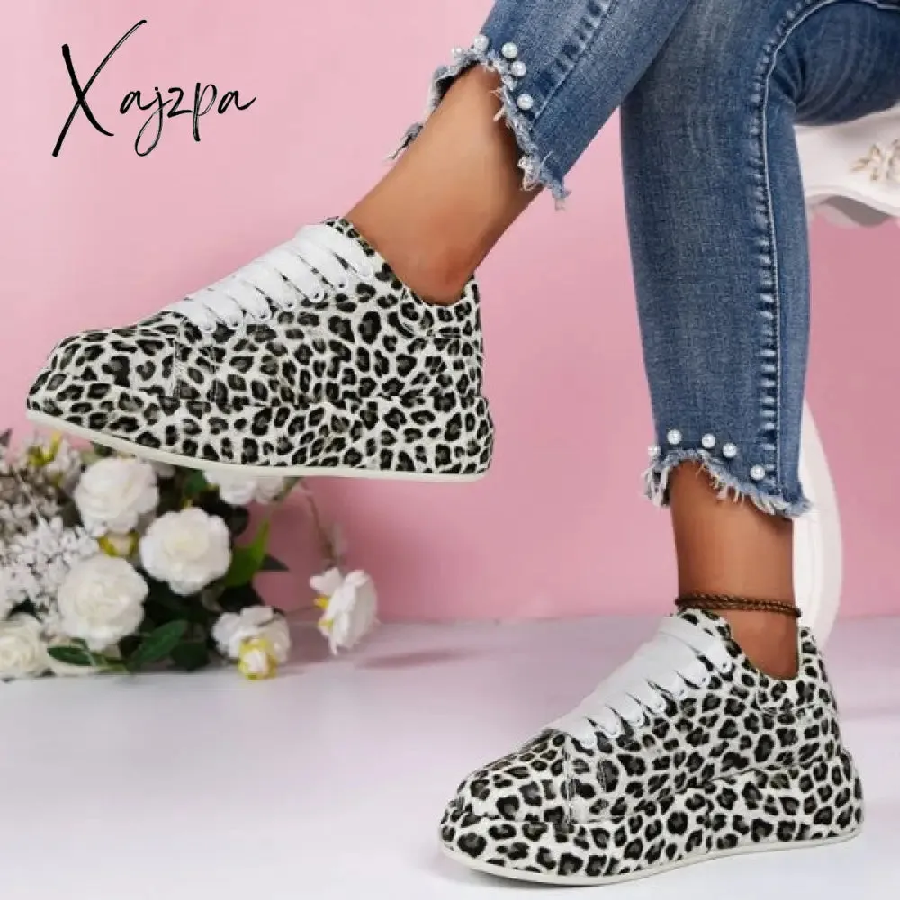 Xajzpa - White Casual Sportswear Daily Patchwork Printing Round Comfortable Out Door Sport Shoes