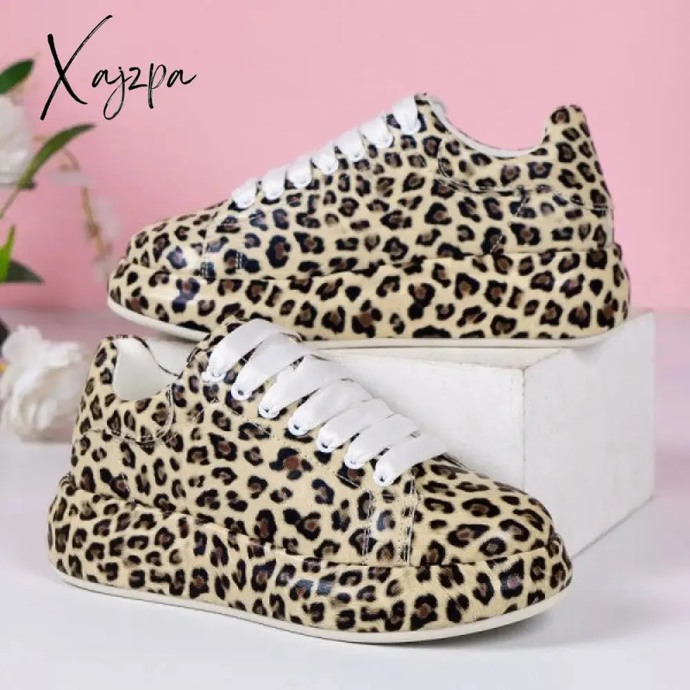 Xajzpa - White Casual Sportswear Daily Patchwork Printing Round Comfortable Out Door Sport Shoes