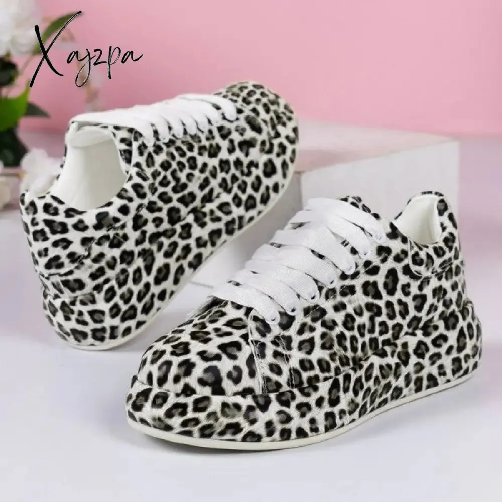 Xajzpa - White Casual Sportswear Daily Patchwork Printing Round Comfortable Out Door Sport Shoes