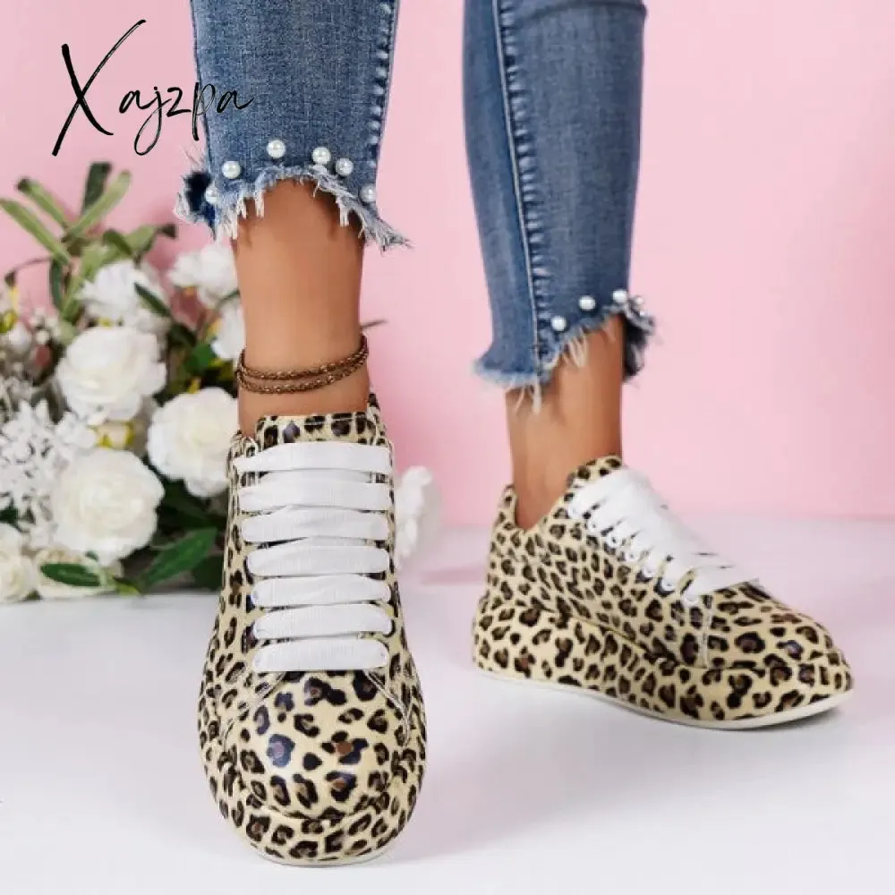 Xajzpa - White Casual Sportswear Daily Patchwork Printing Round Comfortable Out Door Sport Shoes