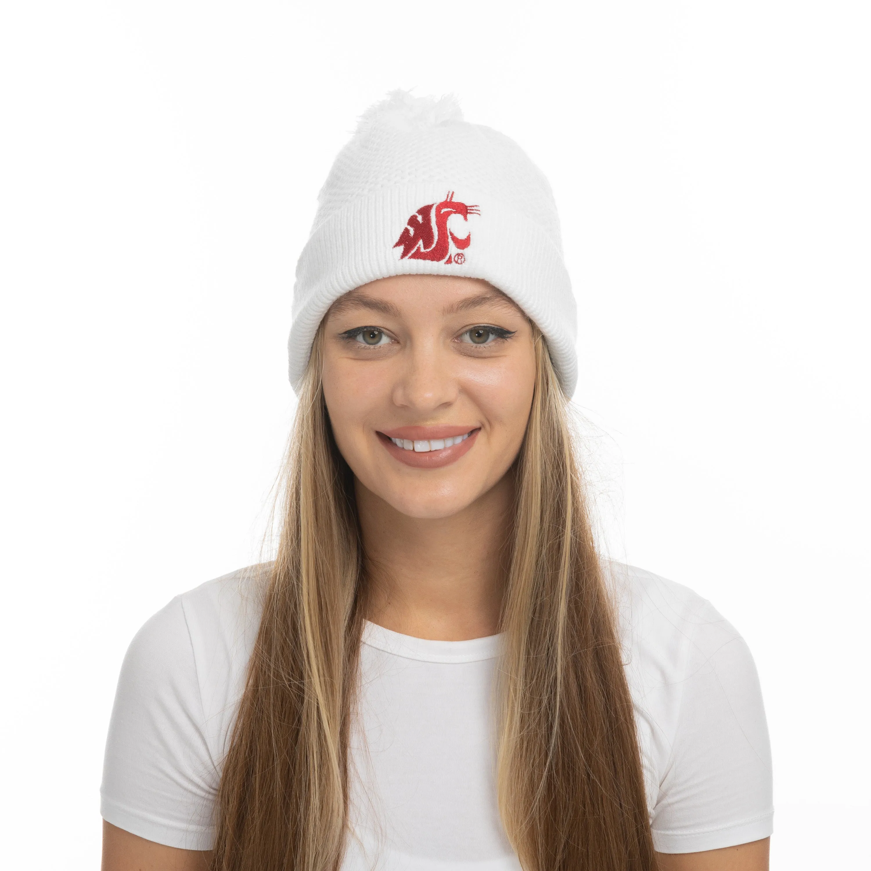 ZooZatZ Washington State University White Knit Beanie